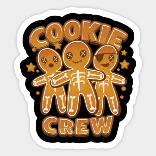 Funny Cookie Crew - Gingerbread Cookies for the Holidays Sticker